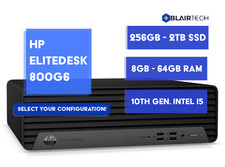 HP Custom Desktop Computer- Intel i5 11th Gen 8GB-64GB, 256GB-2TB Windows 11