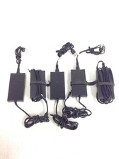Lot Of 5 Genuine Dell 130W AC Adapters, Assorted Models w/ Power Cord, WORKING