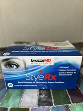 brazzoMD StyeRx Individual Eyelid & Lash Wipes for Stye Relief (Box of 60) 11/26