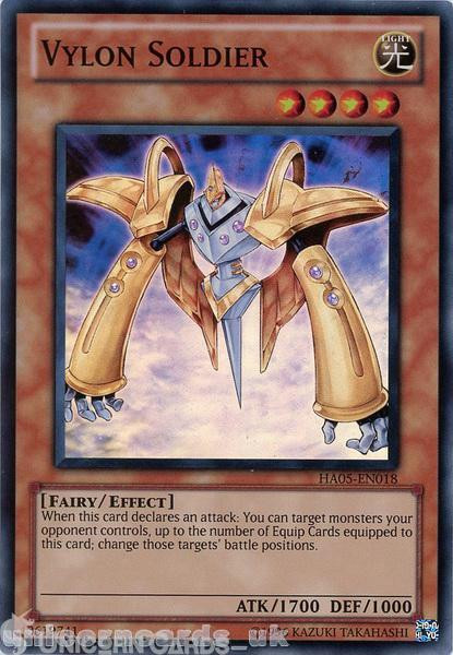 HA05-EN018 Vylon Soldier Super Rare UNL Edition Mint YuGiOh Card