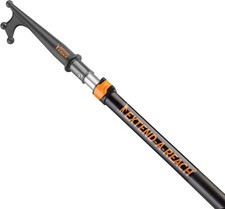 Boat Hook for Docking with Telescoping Extension 8 feet, Black and Orange