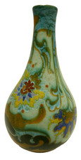 VINTAGE CZECHOSLOVAKIA AMPHORA POTTERY ABSTRACT DECOR STUDIO CERAMIC DECO VASE