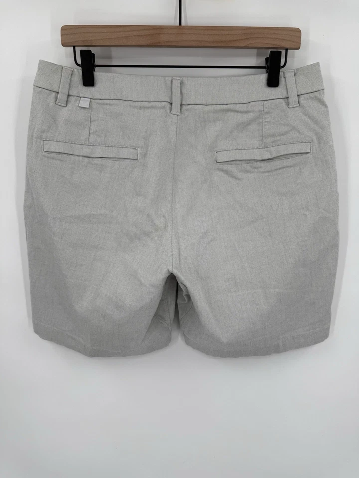 Pantalones Cortos Lululemon Para Hombre 32 Gris Comisión Clásicos Algodón Rápido Golf 7” Entrepierna Foto 2 de 4
