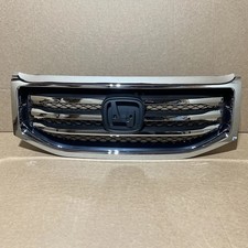 For 2012-2015 Honda Pilot Front Bumper Upper Assembly & Chrome Molding Trim 7pc