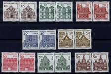 Berlin Nr. 242-249 postfrisch waagerechte Paare kleine Bauwerke 1964 841
