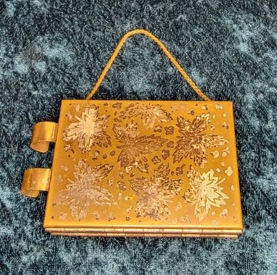 Vintage Art Deco ZELL FIFTH AVENUE Cigarette Lipstick Compact Case Vanity Purse