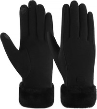 Womens Winter Warm Touchscreen Texting Gloves with Thermal Fleece Lined for Cold