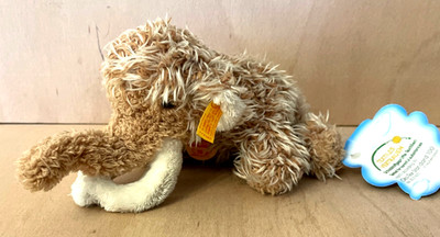 Steiff Cosy Friends Wollmammut Plüsch 110382: 7 Zoll, 18 cm mit Etikett