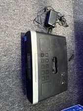 iHome Black Alarm Clock Model iA90  Tested No Remote