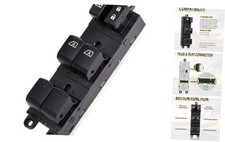 Master Power Window Switch Door Lock Control Button Front Left Driver Side