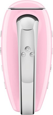 SMEG Pink 50s Retro Electric Hand Mixer Dough Hooks Beaters Whisks