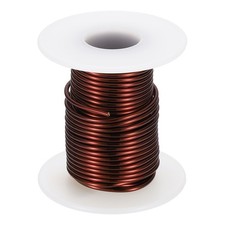 14 AWG 4 oz Magnet Wire, Enameled Copper Winding Wire with Shaft, Brown