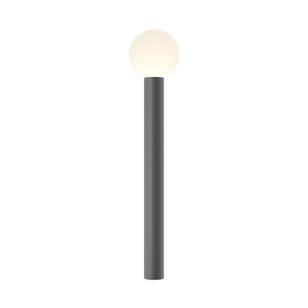 Wegeleuchte Garten IP54 80 Cm Hoch Grau Weiß E27 Kugel Schirm Lampe AußEn-image