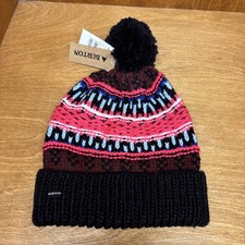 Burton Women s Walden Beanie Pom Knit Hat Mulled Berry One Size