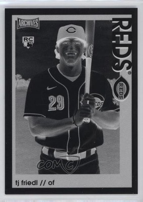 2022 Topps Archives Snapshots Negative Inverse 18/25 TJ Friedl Rookie RC 0r2f