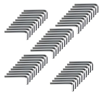 5mm Allen Wrench Hex Key Set - 50pcs L-Shaped 45# Steel, Anti-Rust - Furniture