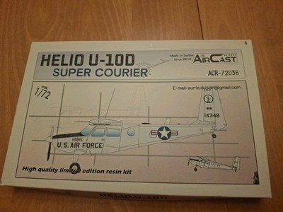  AirCast Resin ACR-72036 Helio U-10D Super Courier, USAF 14348 - 1:72  Sealed