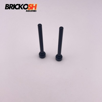 Lego x2 3957b Antenne 4H - Flat Top schwarz Original Lego