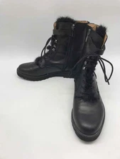 Pre-Owned Franco Sarto Black Size 5.5 Combat Boots