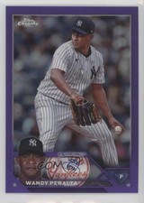 2023 Topps Chrome Update Purple Refractor 191/250 Wandy Peralta #USC144 0b3