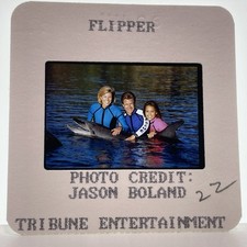 Flipper diapositiva 35mm anni 90 serie tv vintage promozione pubblicitaria #9