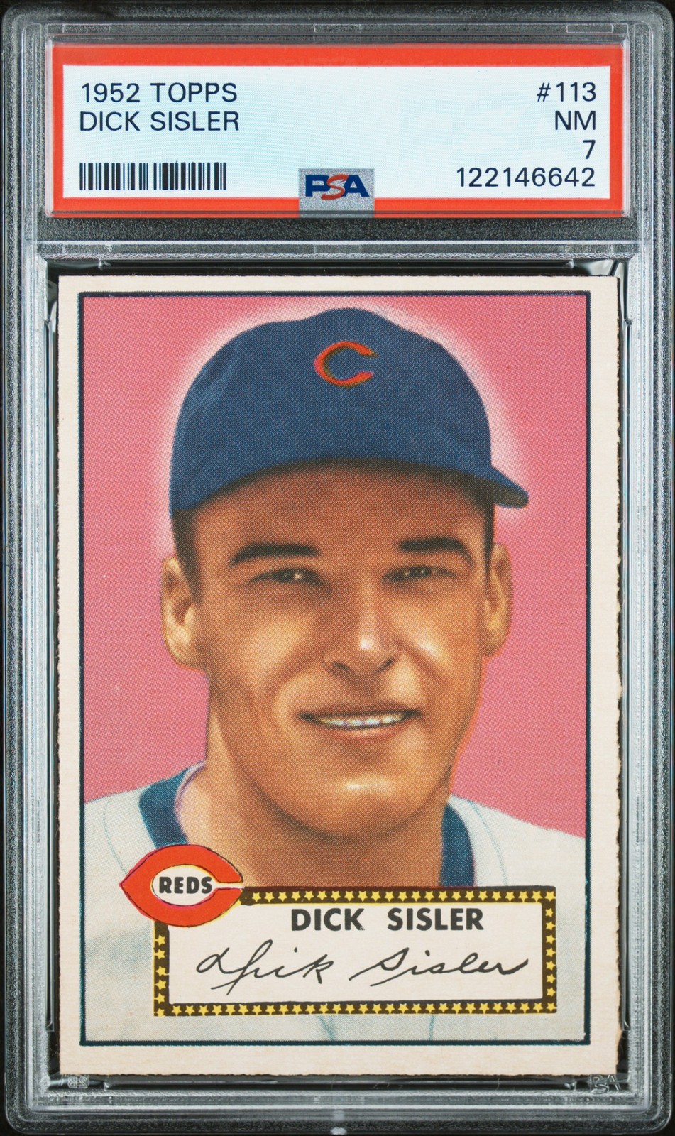 1952 Topps #113 Dick Sisler PSA 7 Near Mint!!