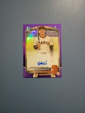 2025 Bowman Chrome Prospect Auto Yulian Barreto True Purple Auto 231/250#CPA-YU 
