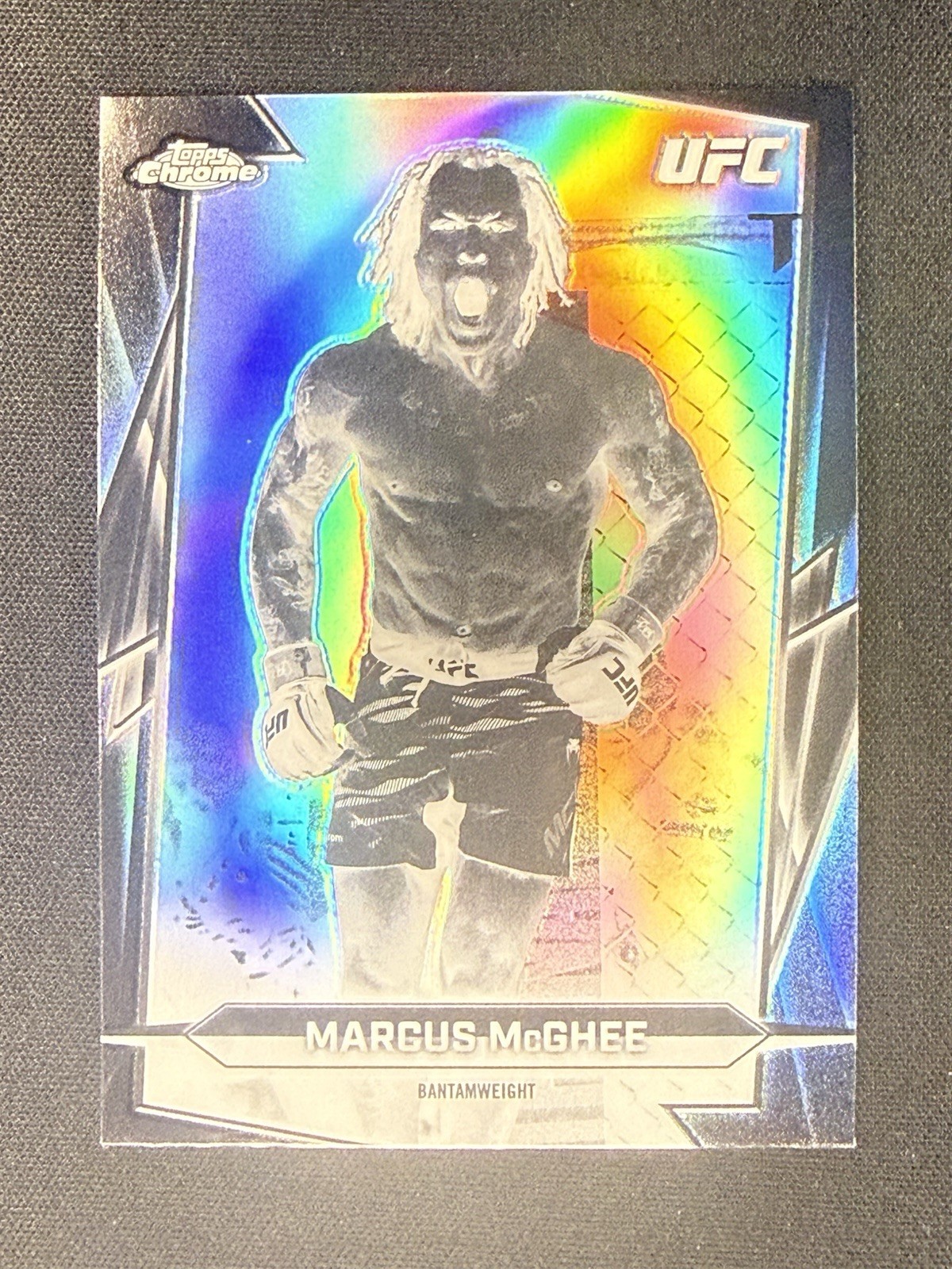 2026 Topps Chrome UFC Negative Refractor Marcus Mcghee #183
