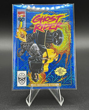 2024 Marvel Masterpieces '92 Platinum Ghost Rider #37-V Variant Blue Traxx