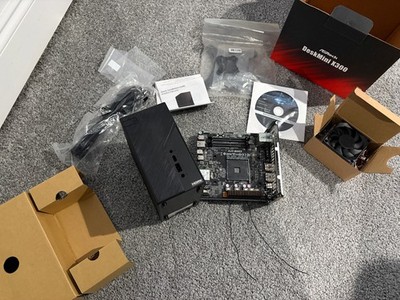 ASROCK AMD X300 Barebone PC Kit X300/B/BB/BOX/EU Boxed PARTS ONLY. READ!!