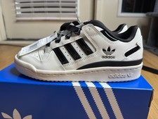 Adidas Originals Forum Low CL Shoes Women's 7 Off White Black Casual Sneakers