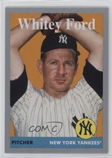 2019 Topps Archives 1958 Design Silver 48/99 Whitey Ford #89 HOF 0l2