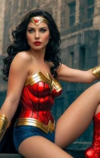 4x6  Color Photo Print Portrait Women Famous real Fan Art ai Fantasy GX36