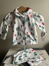 Christmas baby girl pajamas 12 months -New