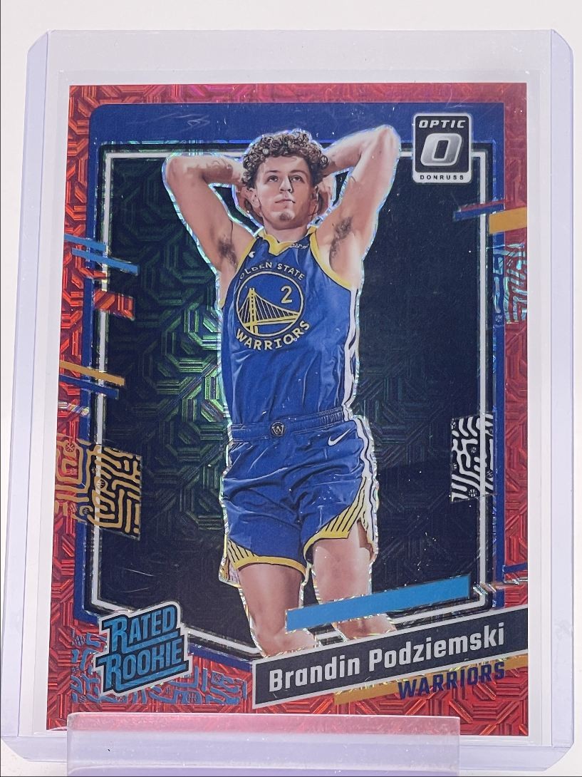 BRANDIN PODZIEMSKI 2023-24 DONRUSS OPTIC RATED ROOKIE RED CHOICE /88 Q4407