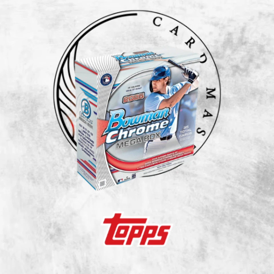 JRCARDMASTER Mega Box Topps Chrome Bowman Baseball 2025