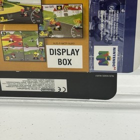 Mario Kart Nintendo 64 N64 PAL Store Display Box Demo NFR Not For Resale NES