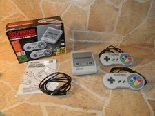 Original SNES / Super Nintendo Classic Mini + 2 Controller & 21 Spiele -SEHR GUT