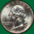 1941-D Washington Quarter Silver Brilliant Uncirculated BU Coin #36533