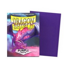 Dragon Shield - Purple Matte Sleeves 100ct Box