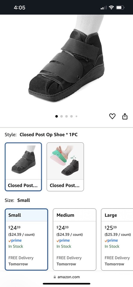 Estinko Post Op Shoe, Medical Post Op Recovery Shoe for Post Surgery ...