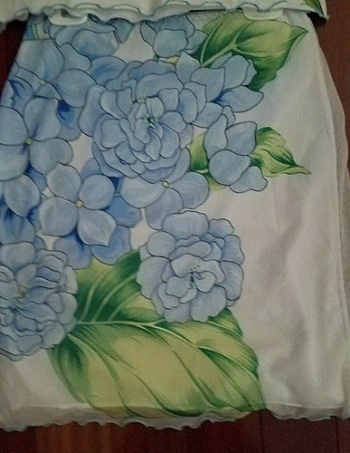 GORGEOUS CHILDREN'S PLACE GIRLS 2 pc HYDRANGA PRINT SKIRT & TOP Set! ~ L (10/12) - Picture 2 of 5