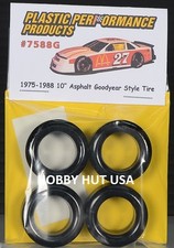 7588g - 1975-1988 Goodyear Style 10 Rubber Stock Car Tires 125 Scale Ppp