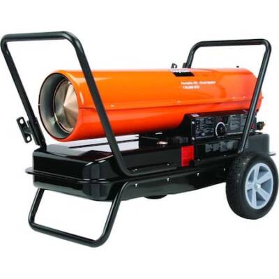Dayton 3Ve51 Portable Oil & Kerosene Torpedo Heater, 3.2 A, 4000 Sq Ft Heating