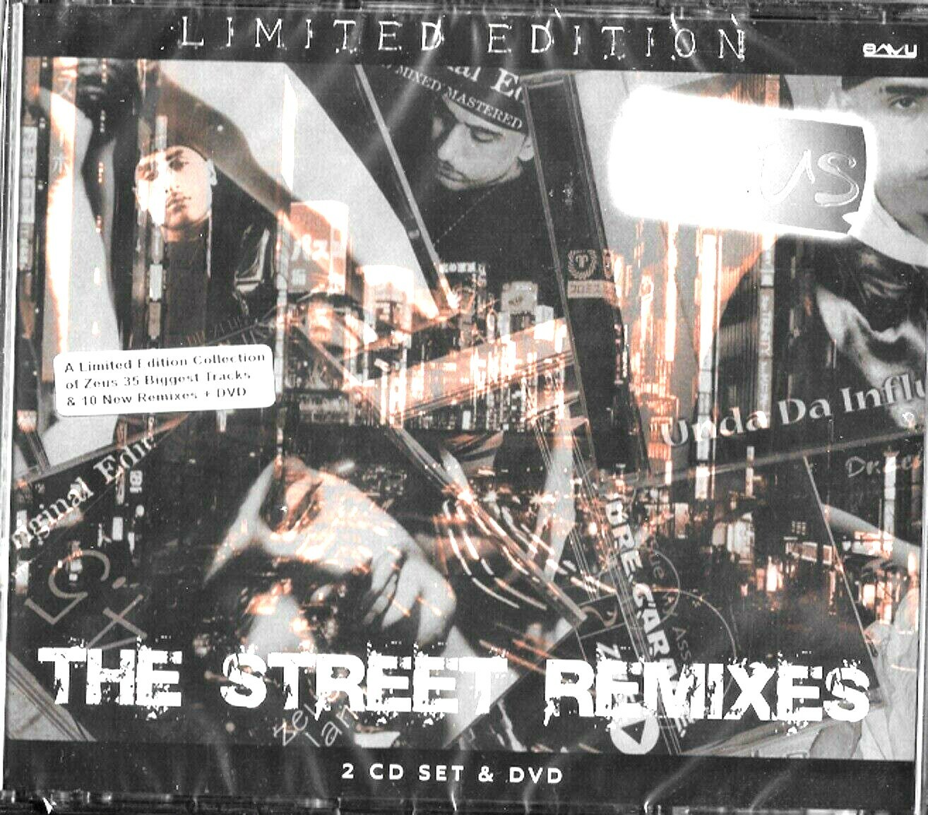 THE STREET REMIXES - ZEUS + Various Artists - 2CDs + DVD - LIMITED EDITION
