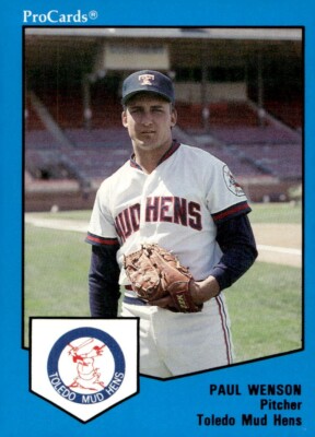 1989 ProCards Toledo Mud Hens PAUL WENSON RC TIGERS | eBay