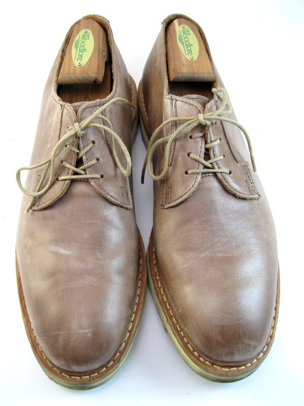 SAOLA Allen Edmonds "COVE DRIVE" Uomo Pelle LACCIO Derby 9 D MARRONE DISCD (329N)