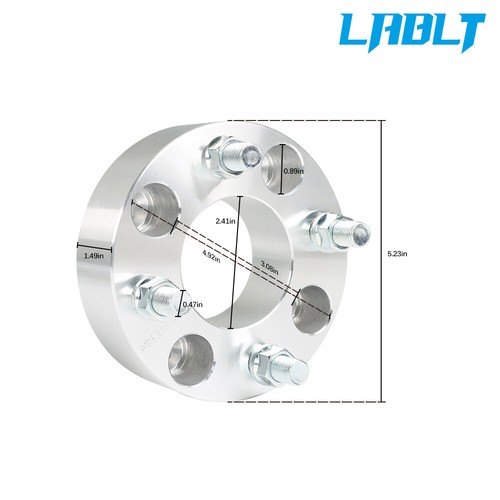 4× 1.5 inch 4×4 Wheel Spacers Adapter For EZ GO Club Car Golf Cart 1/2"×20 Studs - Picture 6 of 8