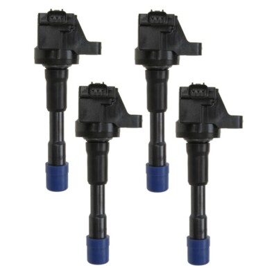 Hitachi OEM Set 4 Exhaust Ignition Coils ''B'' For Honda Civic 1.5L Insight 1.3L