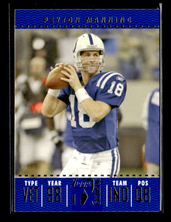 2007 Topps TX Exclusive #1 Peyton Manning
